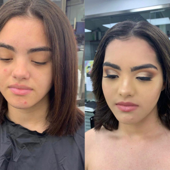 Natural glam for BeautebyLinaDejesus