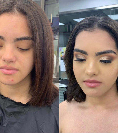 Natural glam for BeautebyLinaDejesus